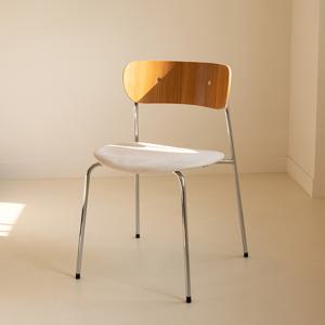 서광퍼니처 로건 카페 인테리어 우드 벨벳 스틸 의자 hg