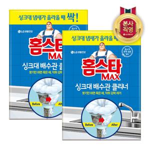 홈스타 맥스 싱크대 배수관 클리너 x 2개