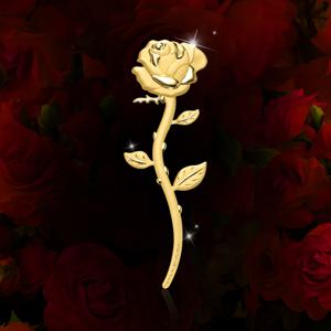 [당일배송] 24K 순금 장미 0.1g