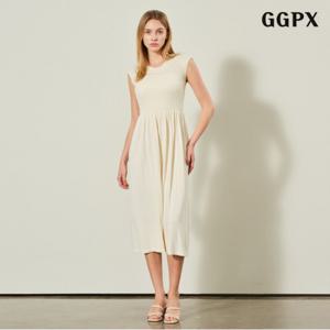 정상가:89,000원 ㅣ 슬림핏 짜임 배색 니트 원피스 (GPBOW021D)