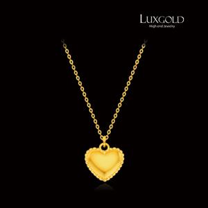 [LUXGOLD]24K 빼를 하트 목걸이