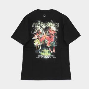 25SS 야자수 그래픽 반팔 여성 티셔츠 M251TS04708B