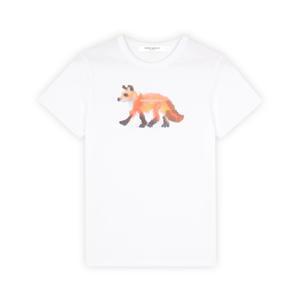 메종키츠네 여성 와일드 폭스 클래식 반팔티 KW00110KJ0008 P100