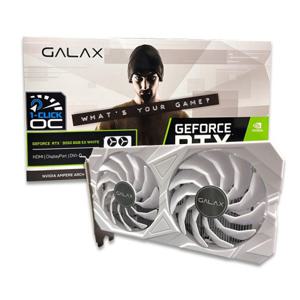 갤럭시 GALAX 지포스 RTX 3050 EX WHITE D6 6GB DVI 그래픽카드