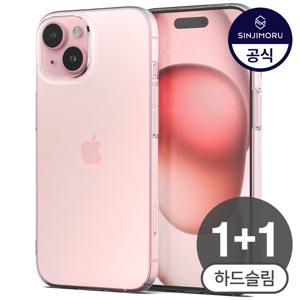 1+1 아이폰16 15 14 13 12 11 8 7 플러스 프로 맥스 미니 e SE3/2 X/XS MAX/XR 투명 슬림핏 케이스