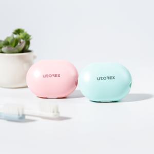포켓형 UV-C 무선 휴대용 칫솔살균기 에그팝블루/에그팝핑크 1+1
