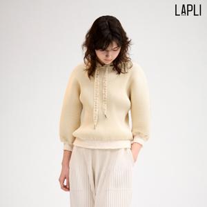 [최초가 169000원] 메쉬 배색 후드 티셔츠_LPTSM025016