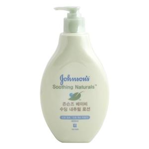 존슨즈 베이비 수딩 내추럴 로션 400ml 베이비로션/바디로션/대용량/보습로션/고보습/어린이/가정/바디크림
