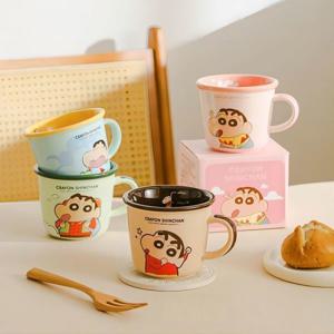 4개세트 짱구는 못말려 세라믹 머그컵 340ml