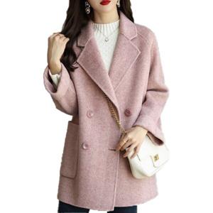 여성 모직 코트 패션 루즈핏 캐주얼 도톰 빅포켓 모직 트렌치자켓 데일리 루즈핏 모직 자켓 아우터