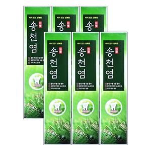 메디안 소금 잇몸 송천염 치약 120g 3개입 x 2개