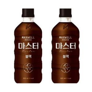 총24개 무료배송 아빠선물 맥스웰하우스 콜롬비아나 마스터블랙 500ml 콜롬비아나커피500 블랙커피 간식