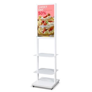 DID 매장 POP 스탠드 카멜 PF3210S 2단선반 광고용 모니터 사이니지