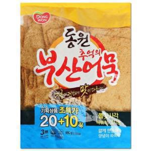 동원 추억의 부산 쫄깃사각 990g(30장) 꼬치어묵탕