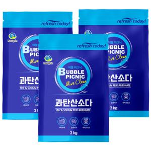 버블피크닉 과탄산소다 2kg 3입