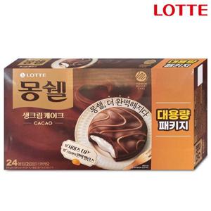 롯데 몽쉘 카카오 생크림케이크 816g