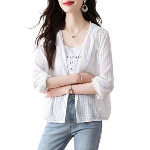 여자 여름 얇은 후드집업 점퍼 자외선 차단 후드 자켓