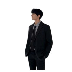 남성 빅사이즈 검정정장 사계절 경량캐주얼 수트 자켓
