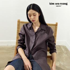 김서룡 25SS 프렌치 린넨100% 셔츠 (여) [런칭 가격 79,900원]