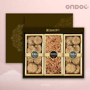 [온도씨]표고영지 선물세트 건강4호 (흑화고,영지버섯칩)