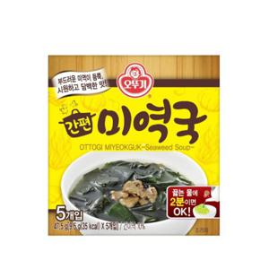오뚜기 간편미역국 47.5g(5개입) x 10개