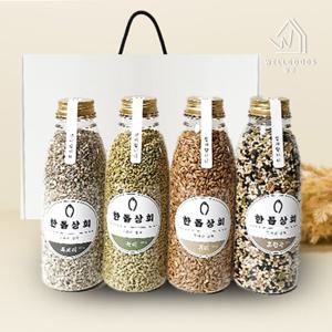 [웰굿]국산 잡곡 4종 선물세트 2호(귀리,흑보리,녹미,혼합곡)