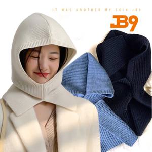 JB9 바라클라바 니트모자 넥워머 여성머플러 겨울방한용품 비니