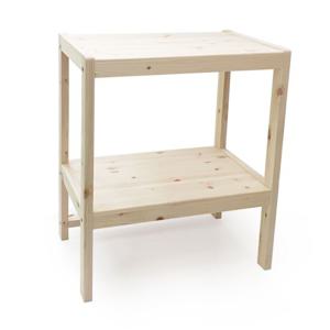 수납장 DIY 심플리 렌지대 2단선반 WDA05 원목 미니테이블