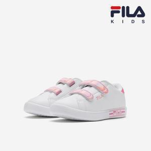 [공식] 휠라 키즈 코트디럭스 벨크로 운동화 PINK