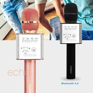 블루투스 무선 노래방 마이크 앰프 BTMC500 로즈골드