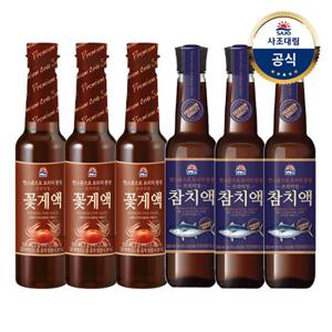 [사조대림] 사조프리미엄꽃게액550ML x6개 /참치액