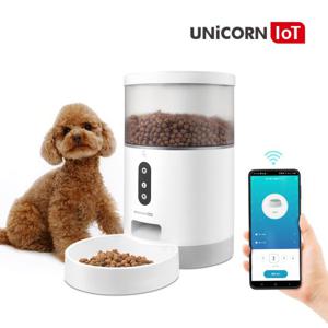 유니콘 IoT TP-50F 강아지 고양이 애견 자동급식기 스마트IoT 앱연동