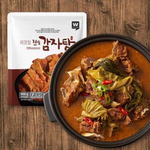 [외갓집] (실온) 국내산 돼지 등뼈 진심 감자탕 900g x 3팩