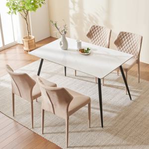 서광퍼니처 코타니 4인 세라믹 식탁 세트_의자4 pj