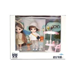 보보 구체관절인형 18cm 로드카페 세트-단일상품