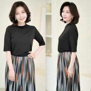 [쉬즈마담]T56285 중년여성 쿨인견 7부반폴라티/엄마옷