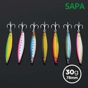 싸파 더블킬 메탈지그 30g-M008 루어 광어 우럭 농어 낚시