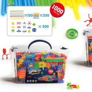 레벨4 야광빨대블럭 1000PCS