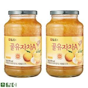 담터 햇유자차A 1kg x2개
