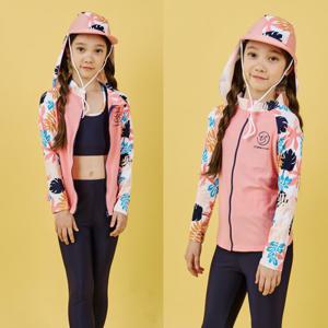 [아이스샌드(아동)]여주니어 집업래쉬가드세트(5피스) BR-88102