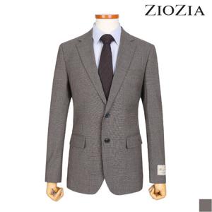 [지오지아] 브라운 잔체크 스트레치 정장자켓 (AAA3SB1303)