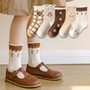 [꼼지]NA14나이스가든(5족) 레이스 양말세트 아동양말 유아 여아