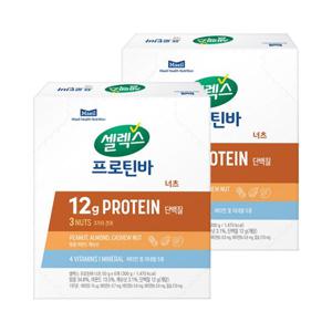 [셀렉스]셀렉스 프로틴바 너츠 에너지 단백질바 50g 12개입 (6입1box)
