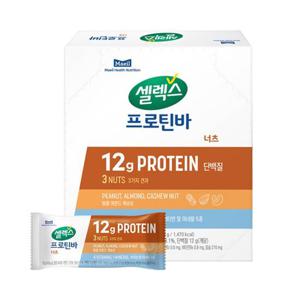 [셀렉스]셀렉스 프로틴바 너츠 에너지 단백질바 50g 6개입 (1박스)