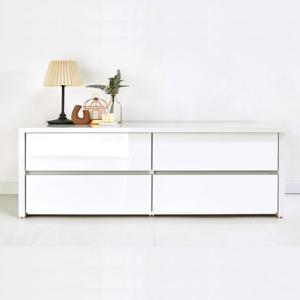 [데코라인] 비다르 1500 2단 와이드 서랍장