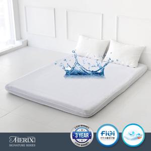 더릭스홈 라텍스 메모리폼 토퍼 매트리스 방수커버 밴드형 퀸(Q)