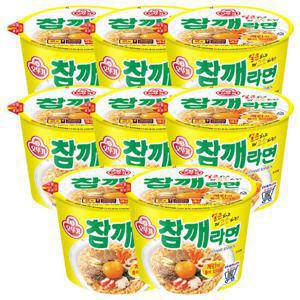 오뚜기 참깨라면 큰컵 8개