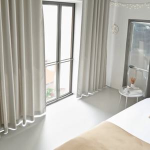 데이즈 3중직 원톤 레일 핀형 암막커튼 특대형+커튼레일