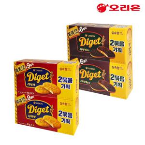 오리온 다이제 오리지날 702g + 다이제 초코 624g 통밀쿠키 과자