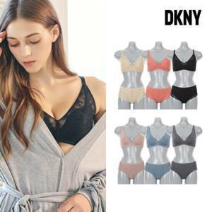 [출고가 179,000원][DKNY] 시티 뮤즈 콜렉션 여성 브라팬티 12종 패키지